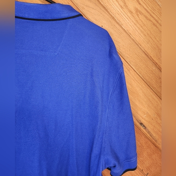 Calvin Klein Slim Fit XXL blue polo - Picture 9 of 12